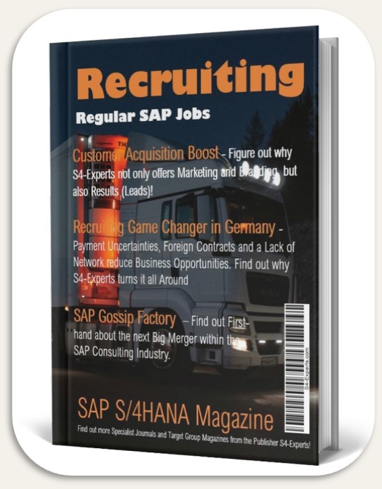 S4-Experts SAP Magazin Journal Personalvermittlung Personalvermittler Recruiter Recruiting Personalberatung