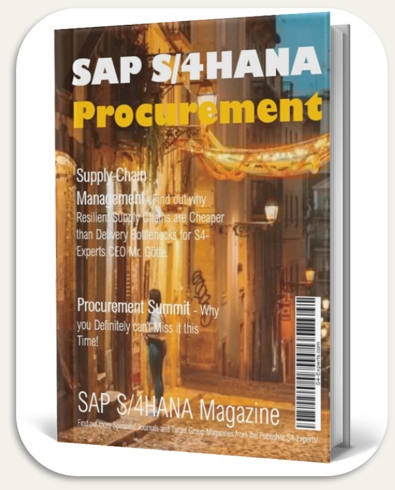 S4-Experts SAP Magazin Journal Procurement Sourcing Zeitung News Timo Götte
