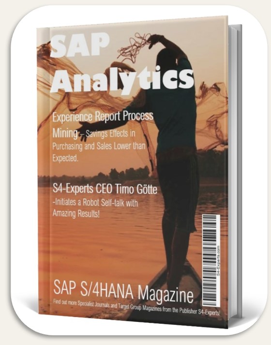 S4-Experts SAP Magazin Journal Zeitung News Timo Götte Analytics BI BO BW