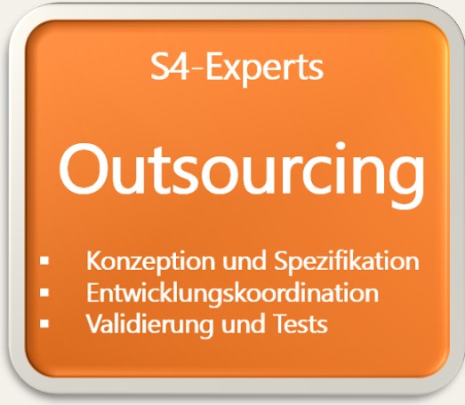 SAP Outsourcing Entwicklungskoordination Spezifikation Konzeption Tests